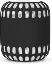 Luxe Siliconen Soft Case Cover Hoesje Geschikt Voor  Apple Homepod Smart Speaker - Bumper Sleeve Beschermhoes - Optimale Bescherming Tegen Krassen & Stoten - Zwart