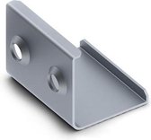 Montagebeugel Voor Aluminiumprofiel Voor Ledstrip Alu-45 - Verenstaal - Zilver