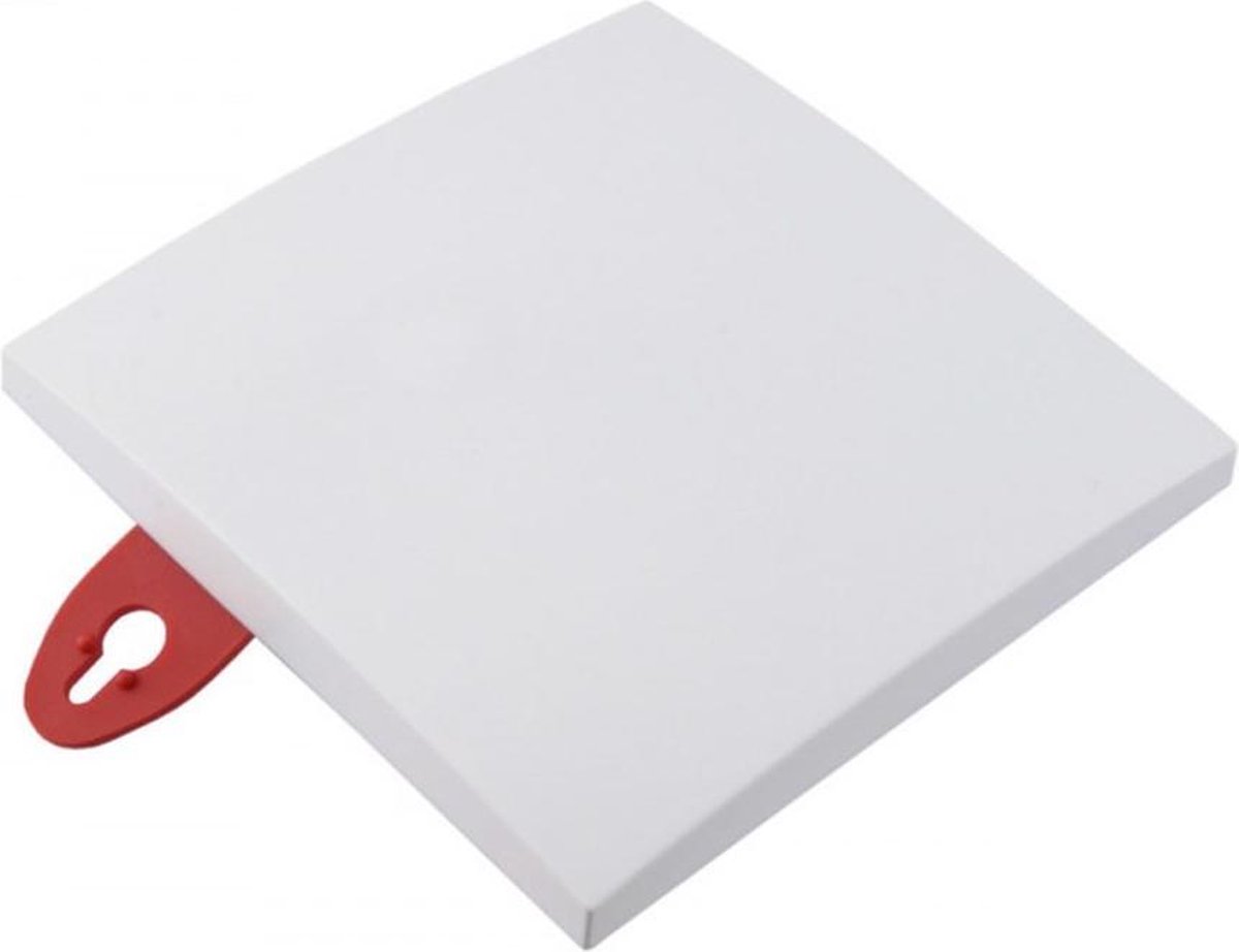 verhaal zwaarlijvigheid envelop Elektrofix plafondplaat vierkant wit | bol.com