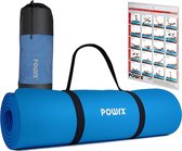 Yogamat Dik - Zinaps Premium Gymnastiek / Yoga Mat met draagriem en tas en lichaamsbeweging, sportmat, ftalaat-vrij, SGS getest, 183 x 60 x 1 cm, huidvriendelijk, verschillende kleuren (WK 02