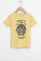 Sissy-Boy - Geel T-shirt met tijger artwork