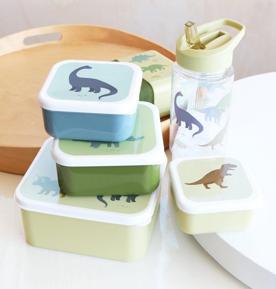 Coffret lunch & collation : Dinosaures | A Little Lovely Company