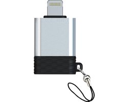 Usb 3.0 converter geschikt voor iPhone 14/13/12/11/X naar usb Stick, Harde Schijf, Data, SSD, Camera, Dashcam - Zonder Installatie - Lightning (Male) naar usb 3.0 (Female)