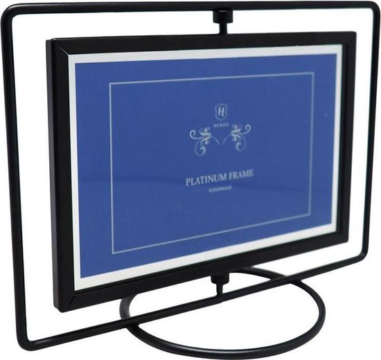 Foto: Fotolijst henzo platinum landscape swing fotomaat 13x18 cm zwart