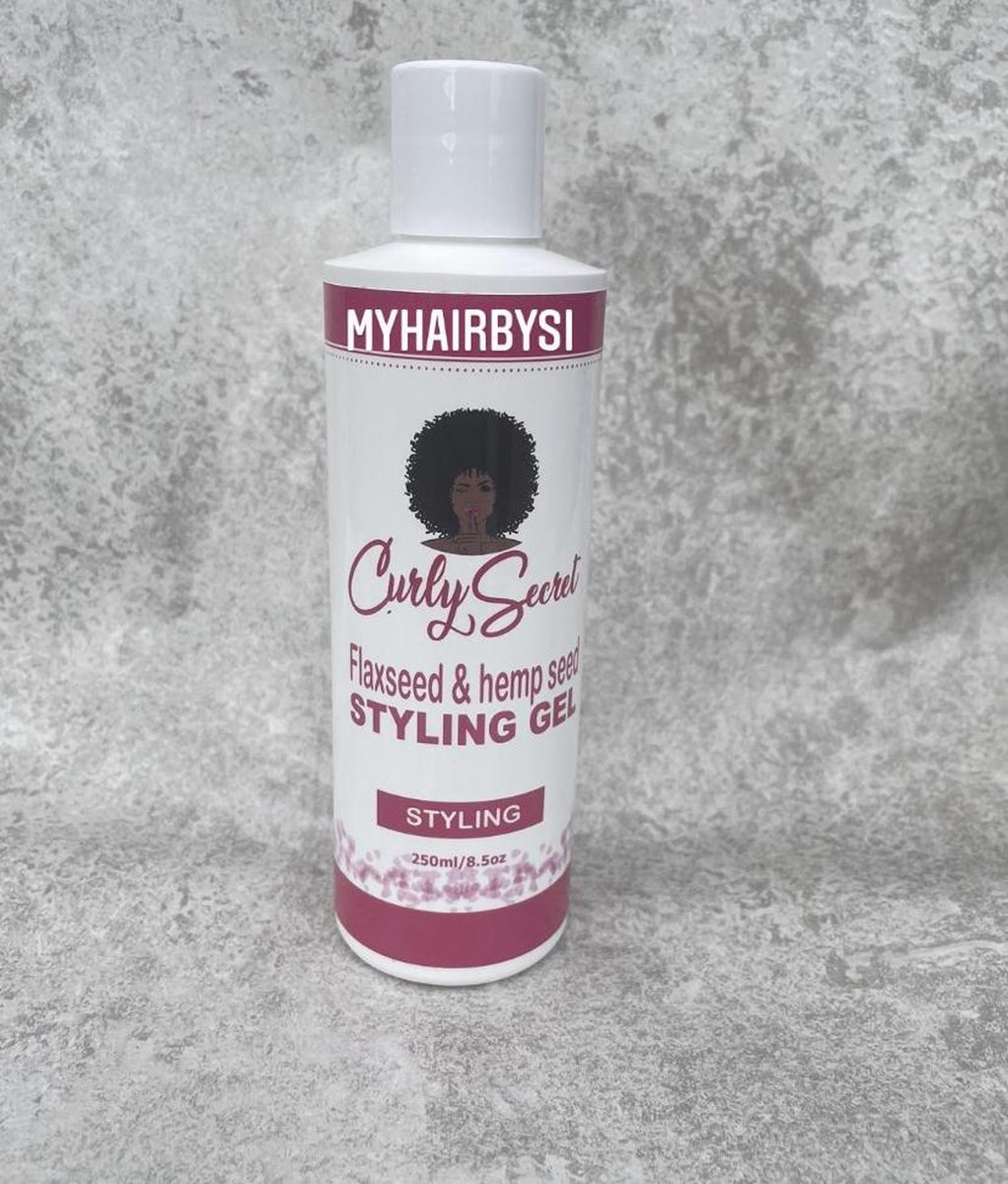 Curly Secret - Haargel - Flaxseed & hemp seed Styling Gel - Krullen - CG Methode - krullend haar