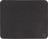 NEGOTIA Elite - Leren Muismat / Mousepad - 100% Luxe Top-Grain rundleder - Zwart