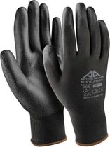 Handschoen ActiveGear grip PU-flex zwart small | 12 stuks