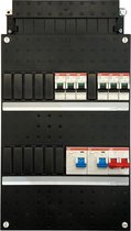 ABB Groepenkast 1fase 1 HS 2 Aardlekschakelaars 6 Automaten
