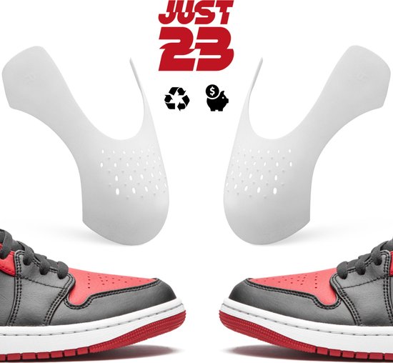 JUST23® Sneaker Crease Protector – Anti Crease – Wit – Maat 35-40 (S) – Sneaker Shield – Anti Kreuk – Alle Schoenen zoals Jordan 1 & Air Force 1 JUST23® Sneaker Crease Protector – Anti Crease – Wit – Maat 35-40 (S) – Sneaker Shield – Anti Kreuk – Alle Schoenen zoals Jordan 1 & Air Force 1