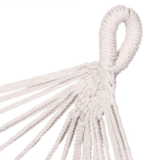 Detex Hangmat voor 2 Personen - tot 300kg 320x150cm Crème | bol Detex Hangmat voor 2 Personen - tot 300kg 320x150cm Crème | bol