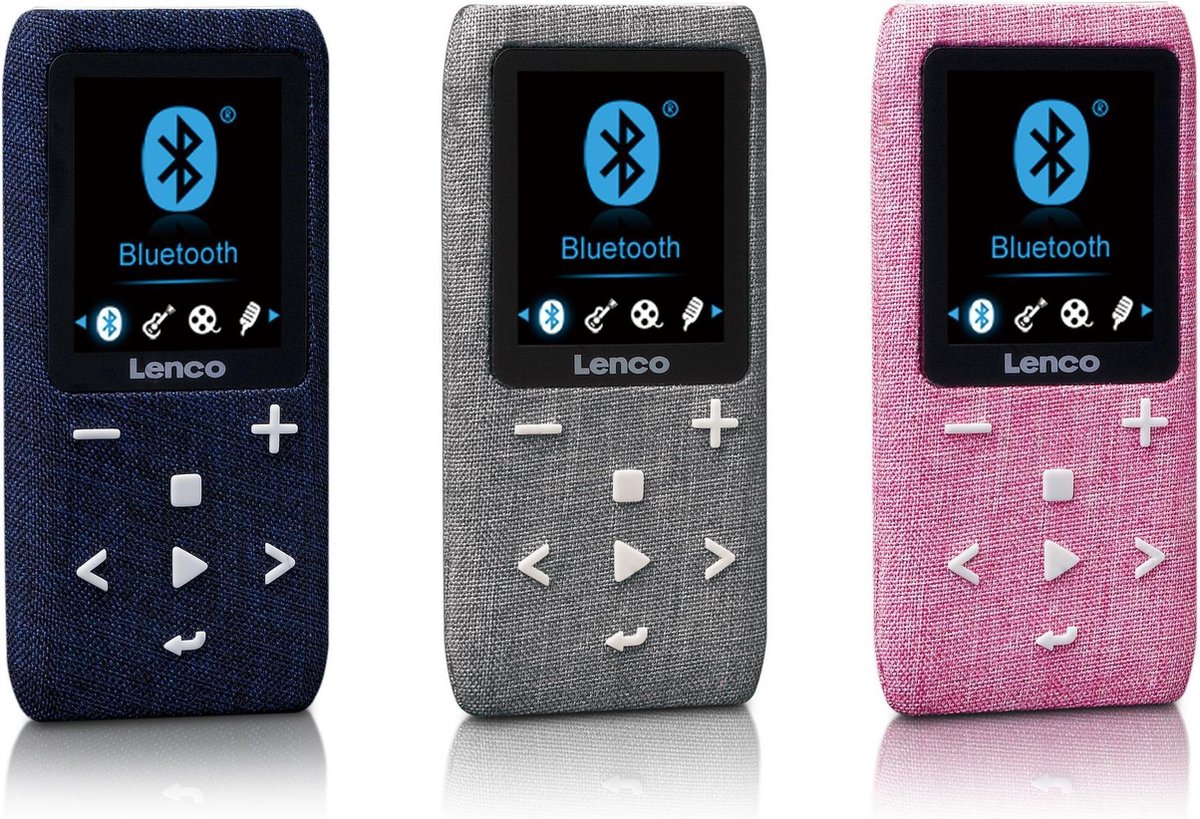 Blauw - micro | Bluetooth® met GB Lenco Xemio-861BU bol en MP3-speler 8 SD -