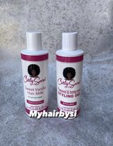Curly Secret - Haarverzorging geschenkset voor Styling met Moisture - Sweet Vanilla Hair Milk - Flaxeed & Hemp seed Styling Gel - krullen - CG methode - krullend haar