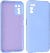 Samsung Galaxy A03s Hoesje Fashion Backcover Telefoonhoesje Paars