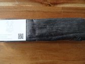 Bandeau haarband met ijzerdraad voor volwassenen: antraciet met streepjes (805)