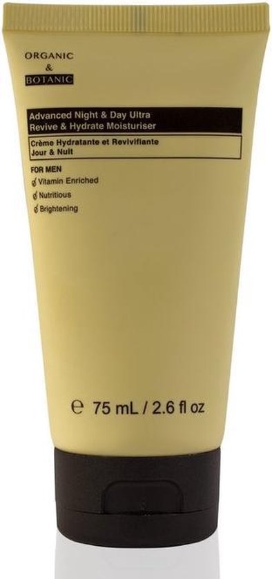 Organic & Botanic Organic & Botanic For Men Advanced Night&day Ultra Revive&hydrate Moisturiser 75 Ml