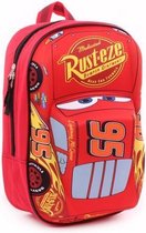 rugzak Cars junior 14 liter polyester rood