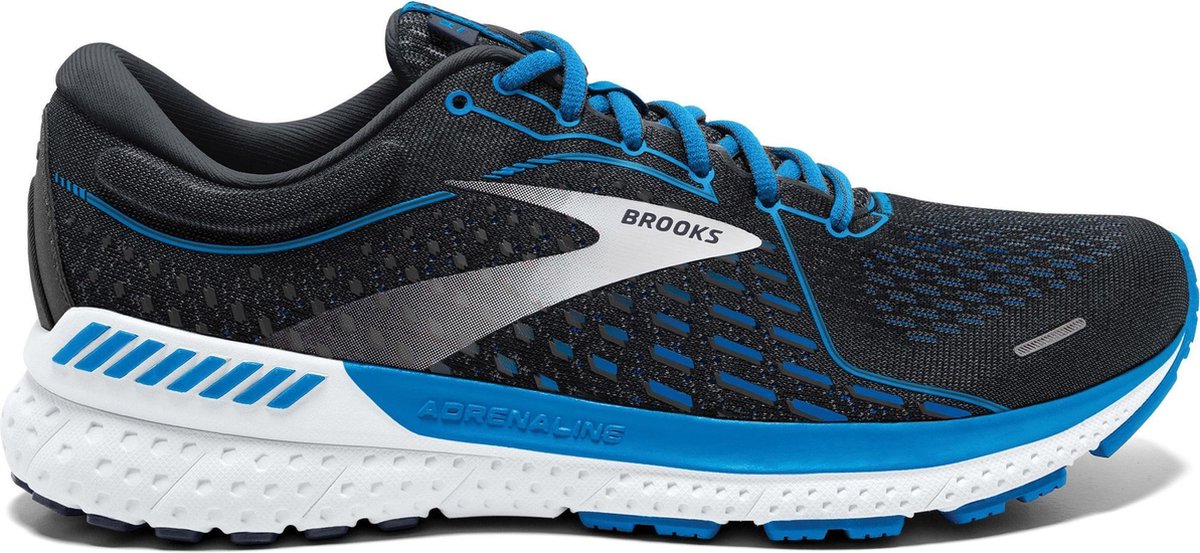 Brooks Adrenaline GTS 21  Sportschoenen - Maat 46 - Mannen - zwart/blauw/wit