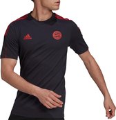 adidas Sportshirt - Maat XL  - Mannen - Donker grijs - Rood