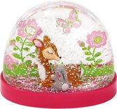 sneeuwbol Bambi meisjes 9 x 7,5 cm transparant