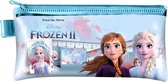 schrijfset Frozen 2 meisjes 19 cm blauw 5-delig