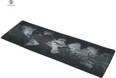 Bureaumat - Grote bureaumat - Wereldkaart - Bureau onderlegger - 90 x 40 cm - Gaming mousepad - XXL - Mousepad - Antislip - Desktop mat - Computer - Kantoor mat