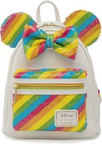 Disney - Rainbow Minnie - Backpack LoungeFly '23x26.5x11.5'