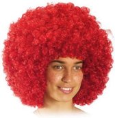 Carnival Toys Pruik Color Pop Synthetisch Dames Rood One-size
