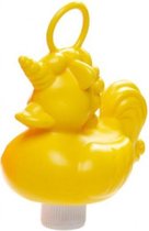 badeend Eenhoorn junior 15 cm geel