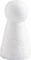 styropor-model Kegel 5,5 cm wit 5 stuks