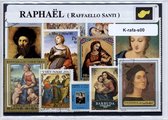 Raphael – Luxe postzegel pakket (A6 formaat) : collectie van verschillende postzegels van Raphael – kan als ansichtkaart in een A6 envelop - authentiek cadeau - kado - geschenk - k