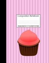 Composition Notebook College Ruled 8.5  x 11  55 sheets 110 pages