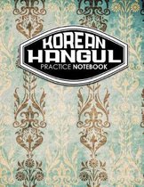 Korean Hangul Practice Notebook