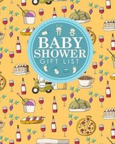 Baby Shower Gift List