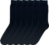Gianvaglia B Brand Unisex Sokken 6 paar Zwart Maat 39-42