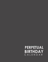 Perpetual Birthday Calendar