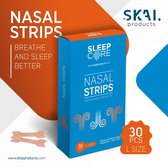 SleepCore® - Bandes nasales - Ronflement - Anti Snurk - Pansements - Bandes - Colle Hypoallergénique - 30 bandes - Les problèmes de sommeil - Respirez - Sommeil - Bandage - Droit - Respirez - Nez - adhésif fort