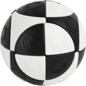 magische kubus Rubik's Cube Bal Luna 21 cm zwart/wit