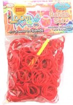 loombands met geur junior rood 300-delig