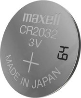 Batterie au lithium Maxell - Pile Knoopcel - CR2032 - 2 pièces - 3V - Fabriqué au Japon