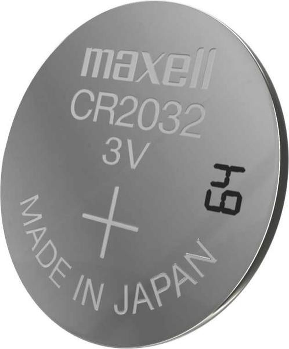Maxell Lithium Batterij - Knoopcel - CR2032 - 2 stuks - 3V - Made in Japan