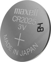 Batterie au lithium Maxell - Pile Knoopcel - CR2025 - 2 pièces - 3V - Fabriqué au Japon