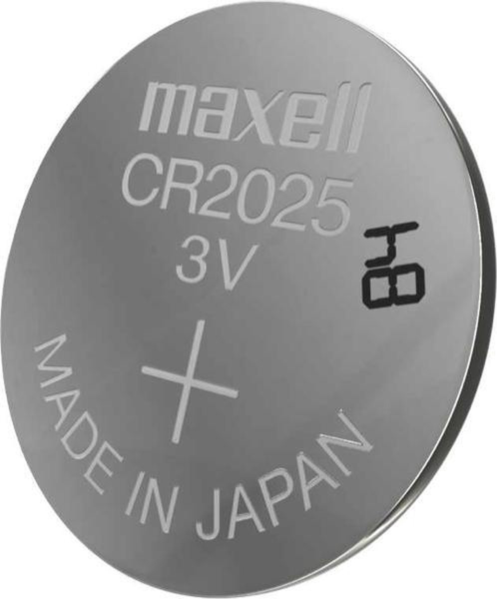 Maxell Lithium Batterij - Knoopcel - CR2025 - 2 stuks - 3V - Made in Japan