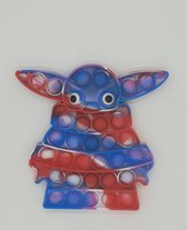 Pop It ´paars rood blauw Gremlin - simple dimple - Pop It Fidget Toy