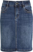 Cassis - Female - Jeansrok met strassteentjes  - Denim