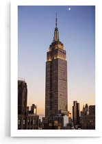 Walljar - New York - Empire State Building - Muurdecoratie - Poster