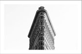 Walljar - New York - Flatiron Building - Muurdecoratie - Canvas schilderij