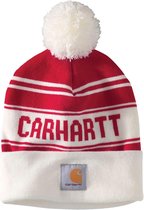 Carhartt Muts - Knit Cuffed Logo Beanie - RED