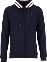 Tommy Hilfiger Nature Tech hoodie sweatvest - heren vest met capuchon - middeldik - blauw -  Maat M