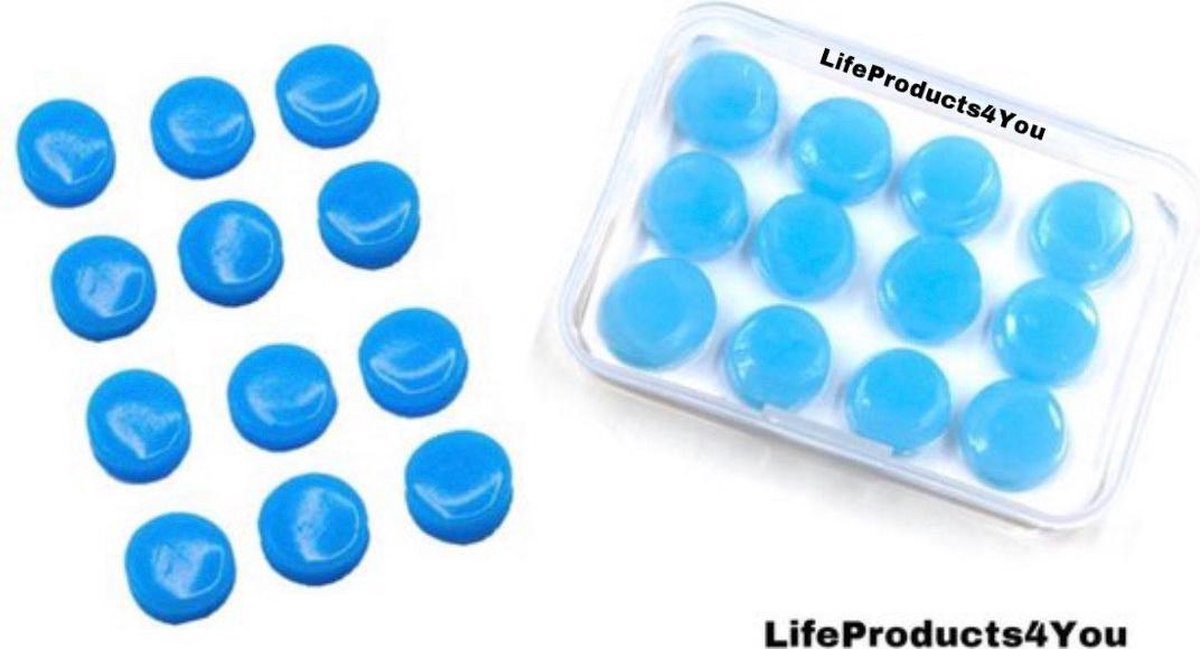 Goedkoopste LifeProducts4You Oordopjes Slapen - Earplugs - Zwem Oordopjes - Oordoppen - Gehoorbescherming - Sleep Plugs - Waterdicht - Siliconen Kneedbare Oordopjes - 12 Stuks - Blauw