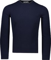 Gran Sasso  Trui Blauw Aansluitend - Maat XL  - Heren - Herfst/Winter Collectie - Wol;cashmere;viscose